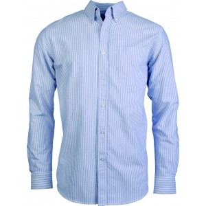 CAMISA HOMEM RISCA BRANCA/AZUL K516 CAMISA HOMEM RISCA BRANCA/AZUL K516